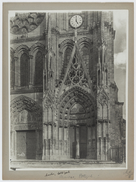 Vorschaubild Mantes: Collégiale, Westfassade. Foto von Séraphin-Médéric Mieusement